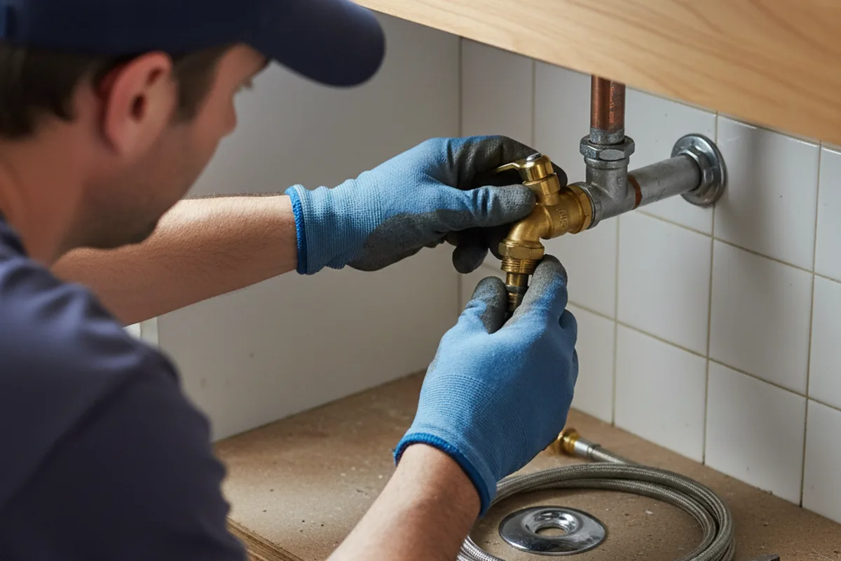 Shutoff valve and fitting work during Faucet and Fixture Repair in Imperial Beach